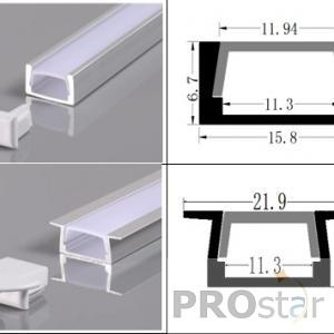 LED aluminum profile 1607
